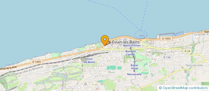 localisation de l'entreprise AU JARDIN D'EDEN à EVIAN-LES-BAINS