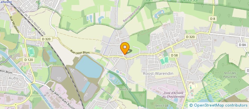 localisation de l'entreprise AU JARDIN D ELEA  ROOST-WARENDIN