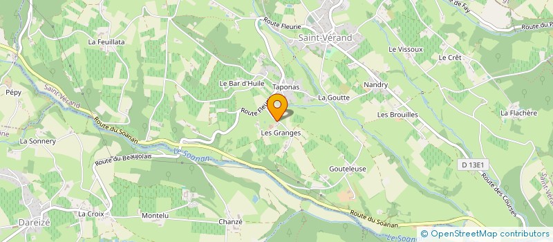 localisation de l'entreprise AU JARDIN D'ENIMIE  SAINT-VERAND