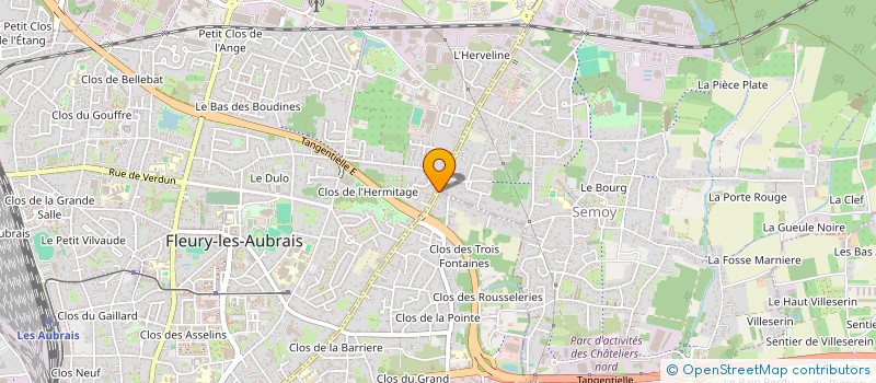 localisation de l'entreprise AU JARDIN D'ESCULAPE à ORLEANS
