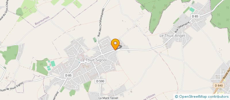 localisation de l'entreprise AU JARDIN D'ESTA  LE THUIT DE L'OISON