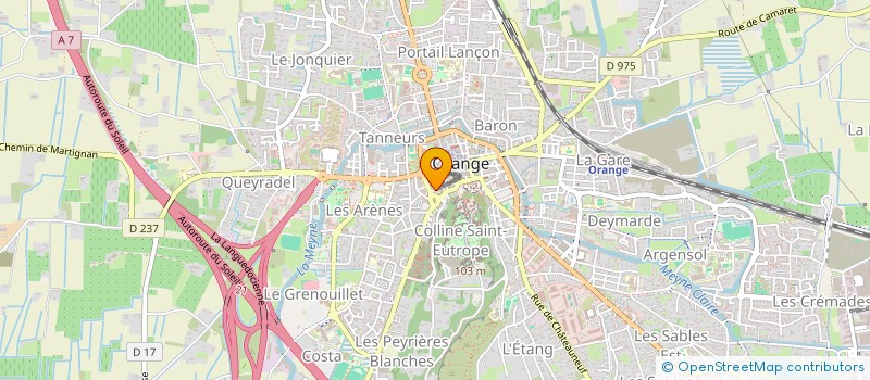 localisation de l'entreprise AU JARDIN D'O à ORANGE