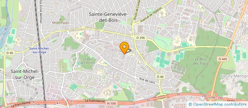 localisation de l'entreprise AU JARDIN DE BELLEVUE à SAINT-MICHEL-SUR-ORGE