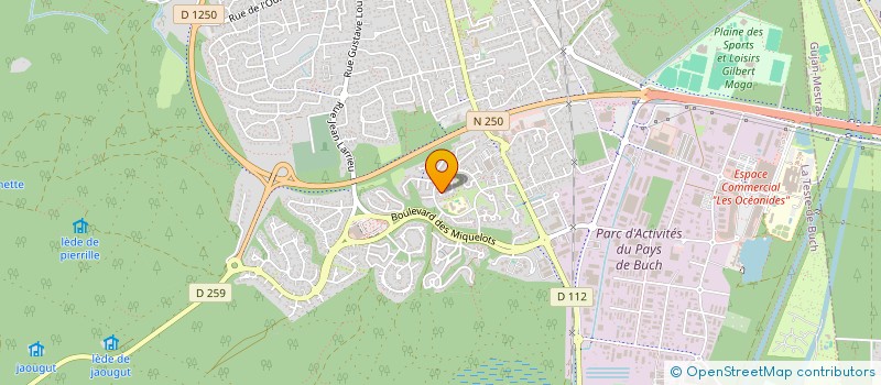 localisation de l'entreprise AU JARDIN DE BUCH à LA TESTE-DE-BUCH