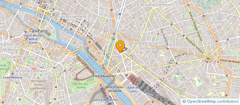 localisation de l'entreprise AU JARDIN DE CEZANNE  PARIS