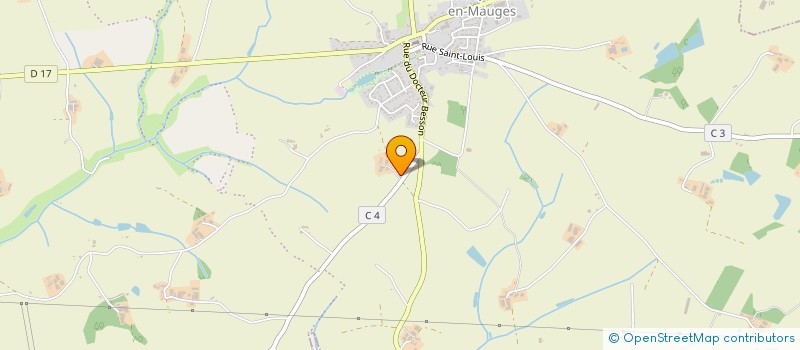 localisation de l'entreprise AU JARDIN DE CHARLY à MONTREVAULT-SUR-EVRE