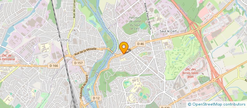 localisation de l'entreprise AU JARDIN DE CYRIL à EPINAL