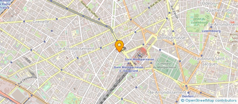 localisation de l'entreprise AU JARDIN DE FALGUIERE à PARIS