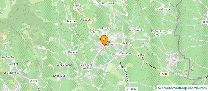 localisation de l'entreprise AU JARDIN DE FLEURIE  FLEURIE