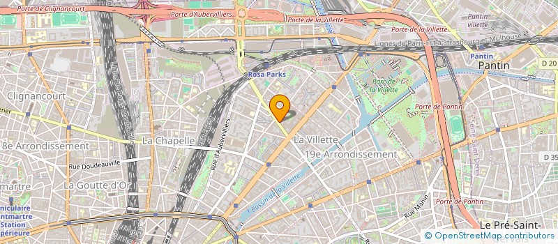 localisation de l'entreprise AU JARDIN DE GAIA  PARIS