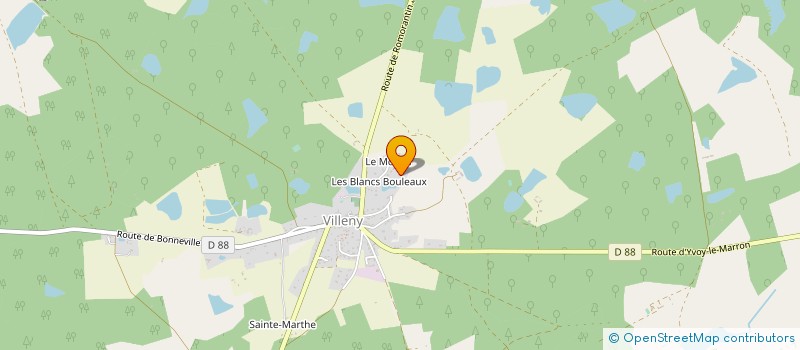 localisation de l'entreprise AU JARDIN DE L'ENFANCE à VILLENY