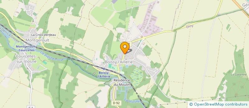localisation de l'entreprise AU JARDIN DE LA DETENTE à BOISSY-L'AILLERIE