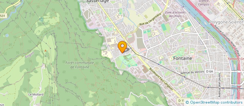 localisation de l'entreprise AU JARDIN DE LILY ROSE  FONTAINE