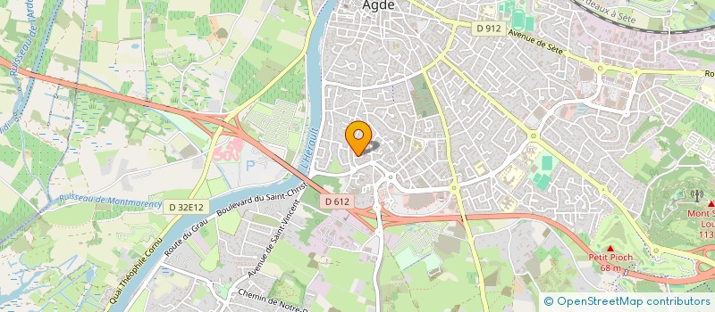 localisation de l'entreprise AU JARDIN DE LOTUS  AGDE