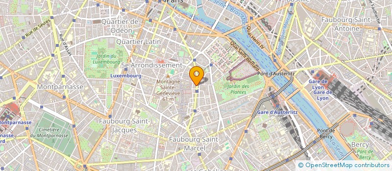 localisation de l'entreprise AU JARDIN DE LUTECE  PARIS