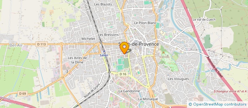 localisation de l'entreprise AU JARDIN DE MORGAN  SALON-DE-PROVENCE