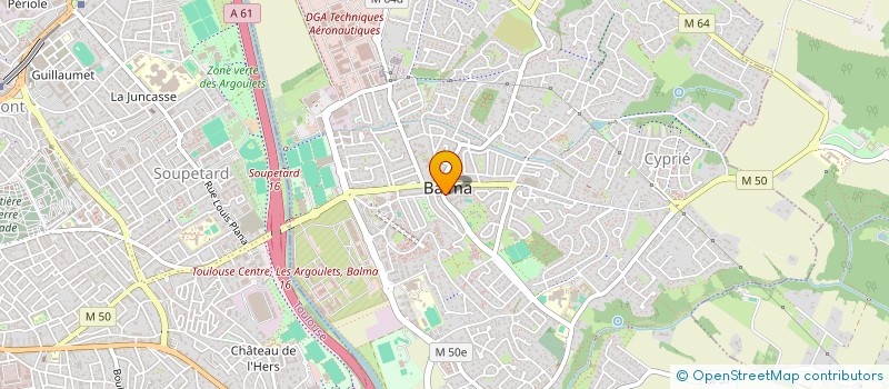 localisation de l'entreprise AU JARDIN DE PAPY LY  BALMA