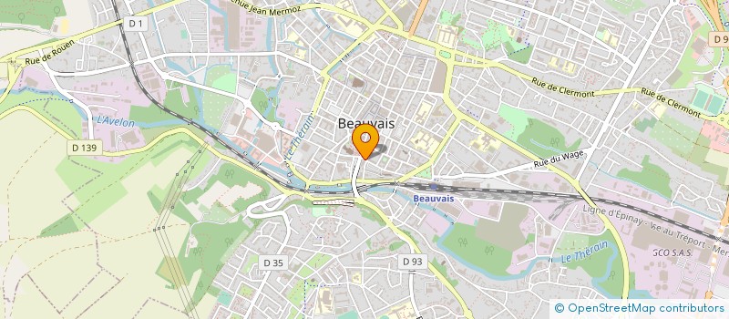 localisation de l'entreprise AU JARDIN DE PROVENCE à BEAUVAIS
