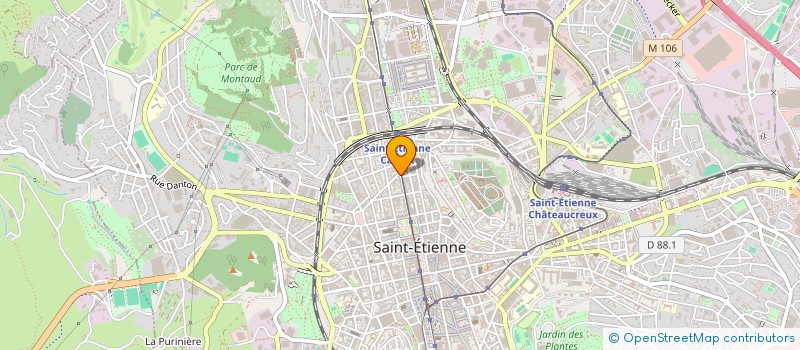 localisation de l'entreprise AU JARDIN DE PROVENCE à SAINT-ETIENNE