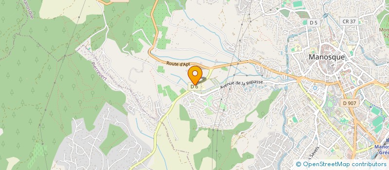 localisation de l'entreprise AU JARDIN DE SAINT PIERRE  MANOSQUE