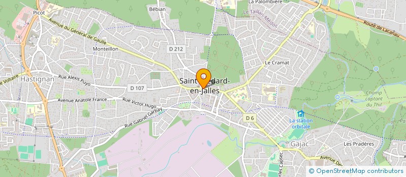 localisation de l'entreprise AU JARDIN DE SALOME à SAINT-MEDARD-EN-JALLES