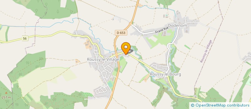 localisation de l'entreprise AU JARDIN DE VIOLETTES  ROUSSY-LE-VILLAGE