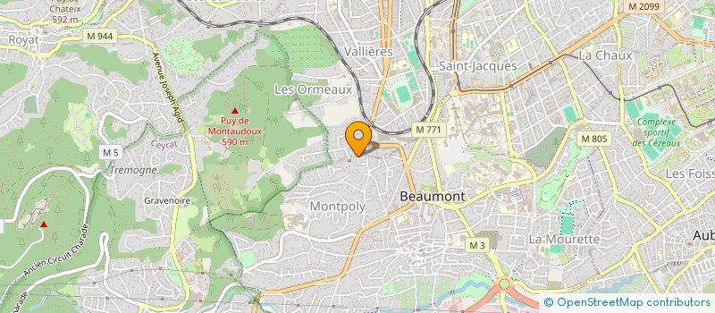 localisation de l'entreprise AU JARDIN DES BAMBINS à BEAUMONT