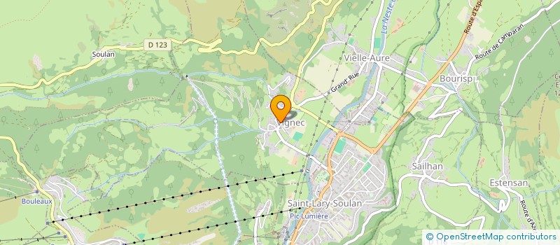 localisation de l'entreprise AU JARDIN DES COQUELICOTS  BAZUS-AURE