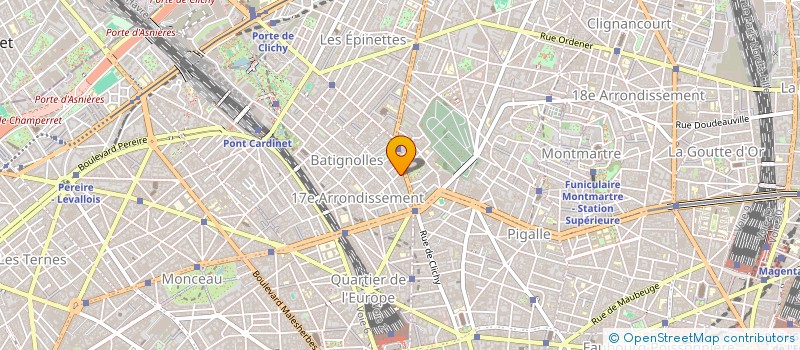 localisation de l'entreprise AU JARDIN DES DAMES  PARIS