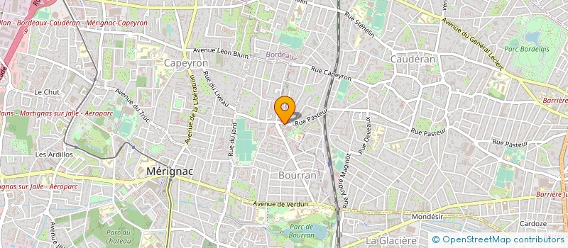 localisation de l'entreprise AU JARDIN DES DOUCEURS à MERIGNAC