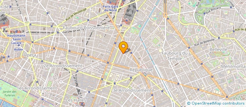 localisation de l'entreprise AU JARDIN DES FRUITS ET LEGUMES ST MARTI à PARIS