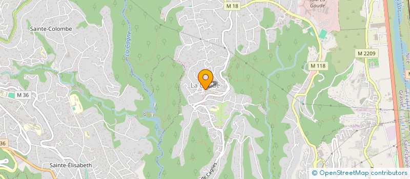 localisation de l'entreprise AU JARDIN DES LANGUES  LA GAUDE