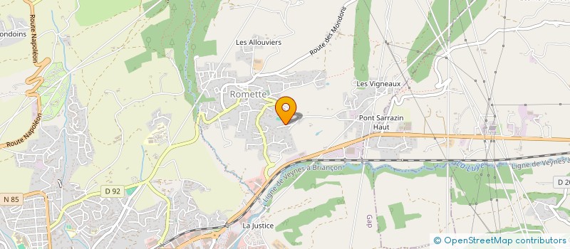 localisation de l'entreprise AU JARDIN DES NEIGES  GAP