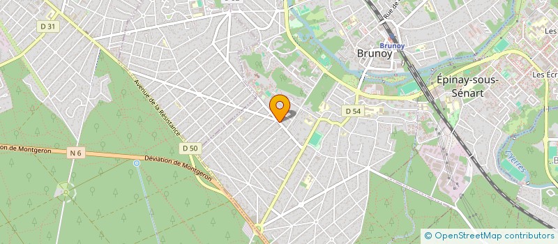 localisation de l'entreprise AU JARDIN DES SAVEURS  BRUNOY