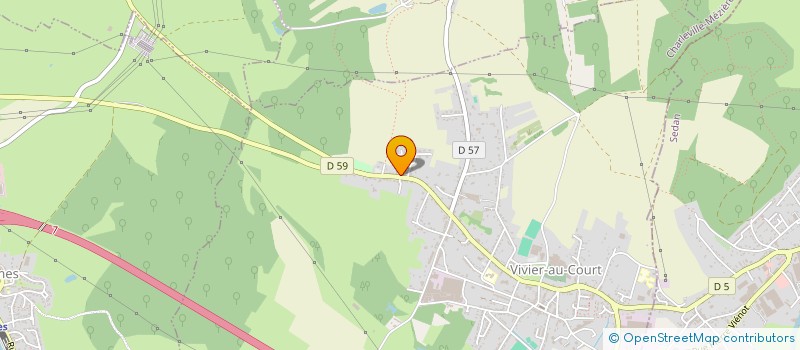 localisation de l'entreprise AU JARDIN DES SENTEURS  VIVIER-AU-COURT