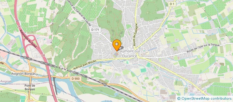 localisation de l'entreprise AU JARDIN DS  CAUMONT-SUR-DURANCE