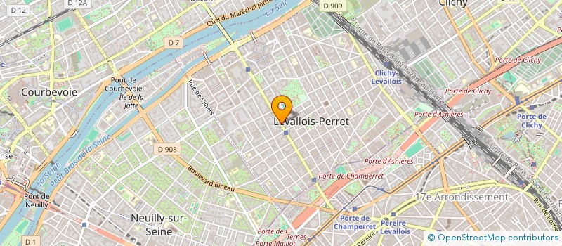 localisation de l'entreprise AU JARDIN DU BONHEUR à LEVALLOIS-PERRET