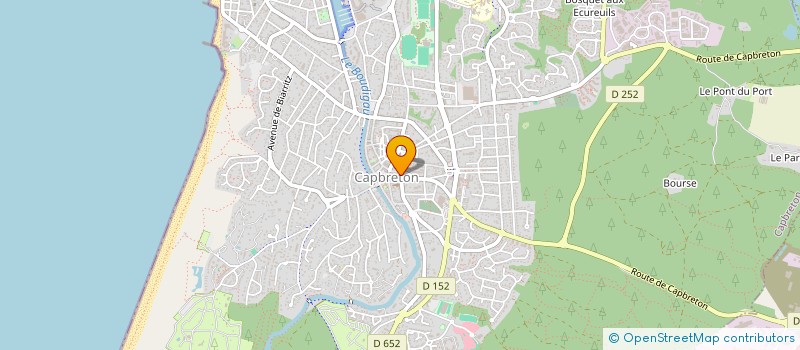 localisation de l'entreprise AU JARDIN DU FUNERAIRE à CAPBRETON