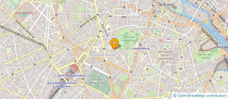 localisation de l'entreprise AU JARDIN DU LUXEMBOURG à PARIS