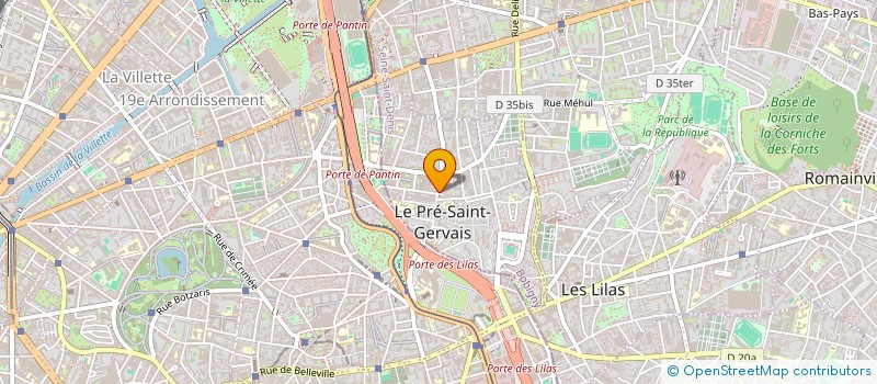 localisation de l'entreprise AU JARDIN DU PRE à LE PRE-SAINT-GERVAIS