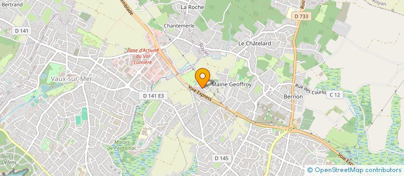 localisation de l'entreprise AU JARDIN DU SOLEIL 17 à ROYAN