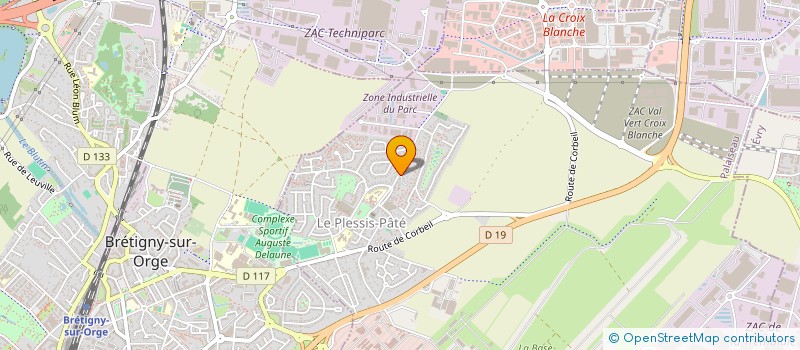 localisation de l'entreprise AU JARDIN ENSOLEILLE  LE PLESSIS-PATE