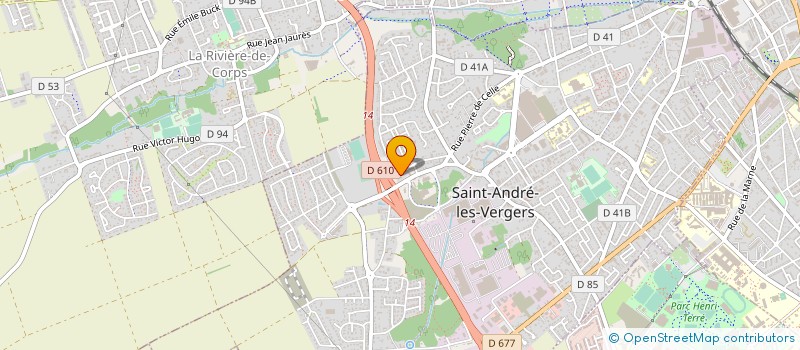 localisation de l'entreprise AU JARDIN GOURMAND  SAINT-ANDRE-LES-VERGERS