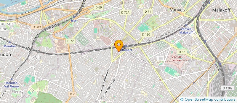 localisation de l'entreprise AU JARDIN MAGIQUE à CLAMART