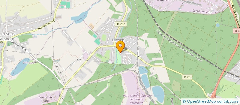 localisation de l'entreprise AU JARDIN MERVEILLEUX  DIESEN