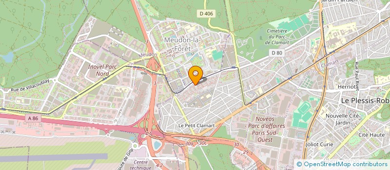 localisation de l'entreprise AU JARDIN PARFUME à CLAMART