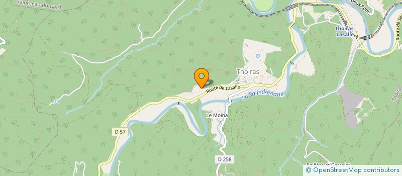 localisation de l'entreprise AU JARDIN RAISONN  THOIRAS-CORBES