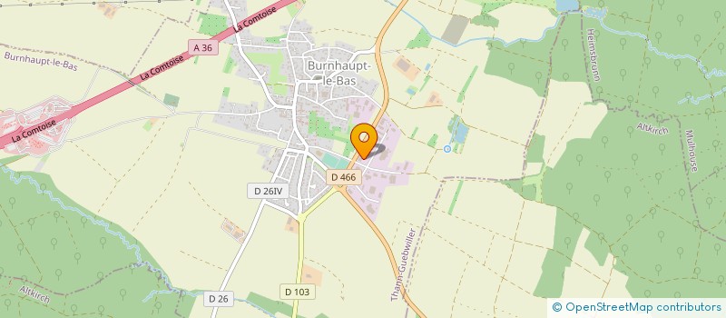 localisation de l'entreprise AU JARDIN SERVICES  ASPACH-MICHELBACH