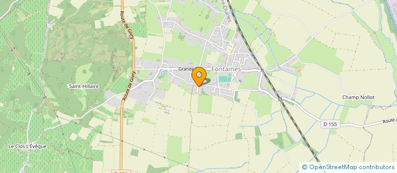 localisation de l'entreprise AU JARDIN STE MARIE  FONTAINES