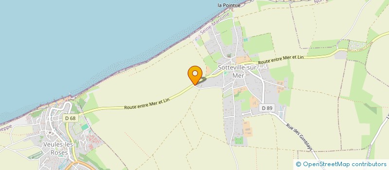 localisation de l'entreprise AU JARDINET  SOTTEVILLE-SUR-MER